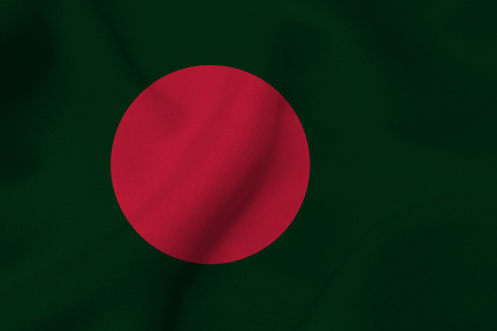 Bangladesh flag ,Bangladesh flag 3D illustration symbol.の写真素材