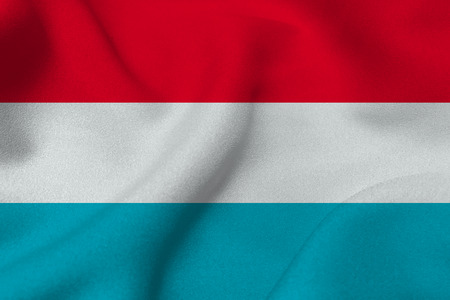 Luxemburg flag ,Luxemburg national flag 3D illustration symbolの写真素材