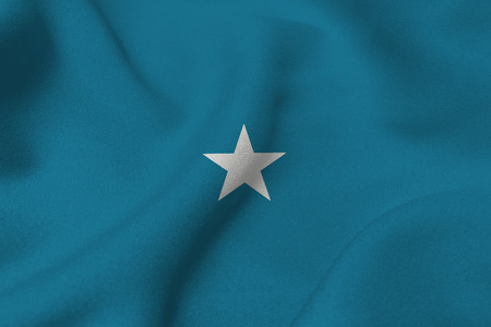 Somalia flag ,3D Somalia national flag 3D illustration symbolの写真素材