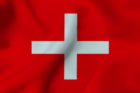 Switzerland national flag 3D illustration symbolの写真素材