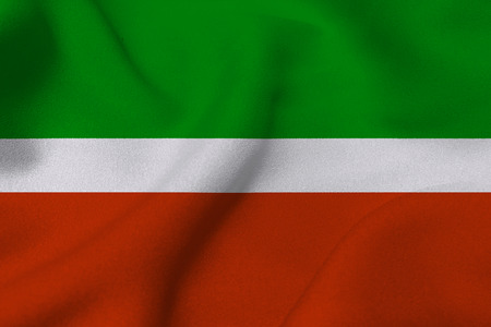 Tatarstan flag 3D illustration symbolの写真素材