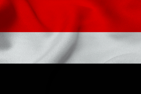 Yemen national flag 3D illustration symbolの写真素材