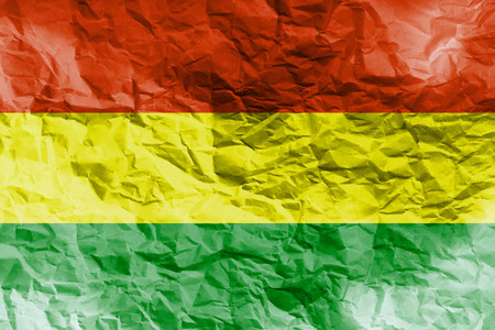 Bolivia flag ,Bolivia national flag 3D illustration symbol.の写真素材