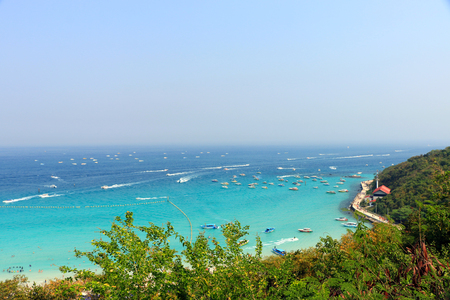 Beautiful Landscape of thailand sea ,koh-larn island- Pattayaの写真素材