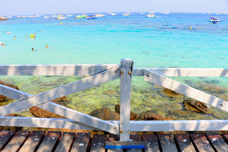 Beautiful Landscape of thailand sea ,koh-larn island- Pattayaの写真素材