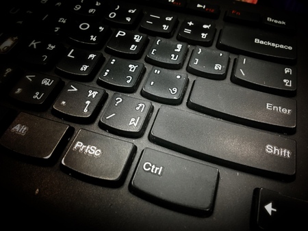 Computor notebook keyboard technology backgroundの写真素材