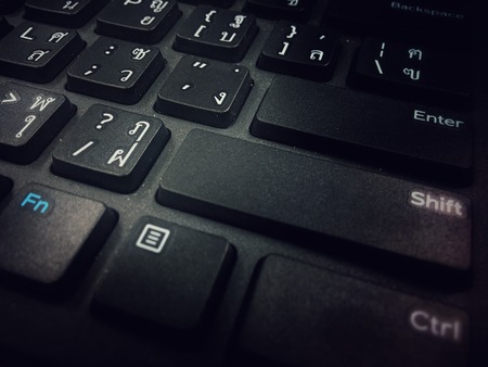 Computor notebook keyboard technology backgroundの写真素材