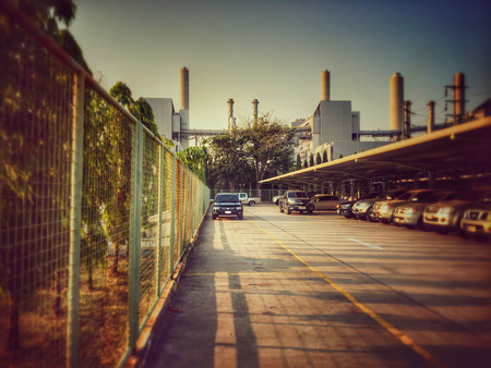 Electrical factory industrial plantの写真素材