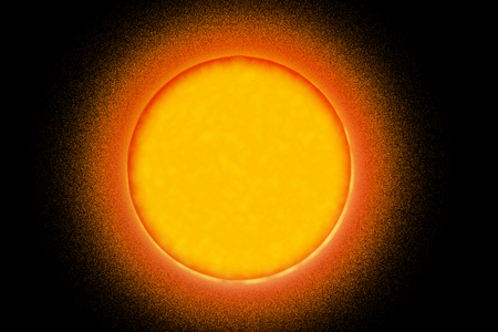 Sun eclipse of  illumination design backgroundの写真素材