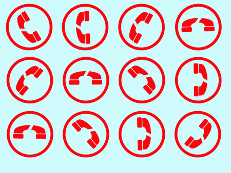 Telephone design backgroundの写真素材