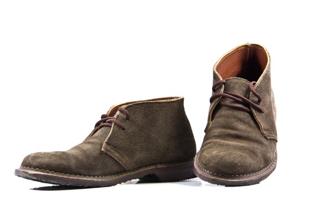 Shoes on a white background.の写真素材