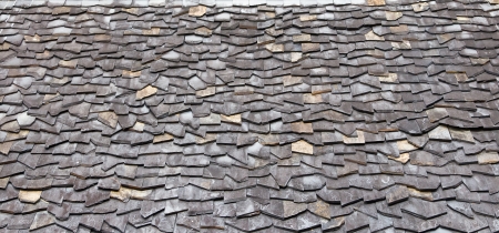 The roof surface is made of granite.の写真素材