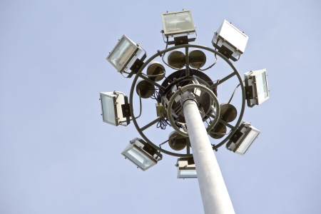 Large set of illumination lamps の写真素材