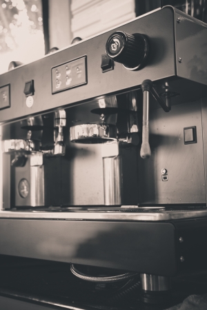 Coffee machine in monotone.の写真素材