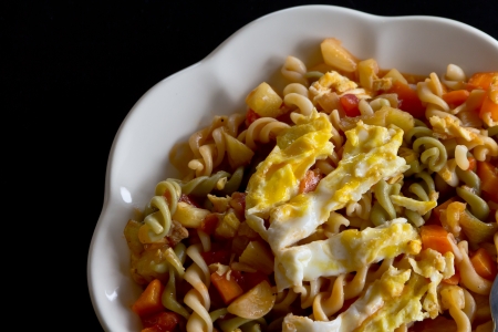 Pasta Thai style.Pasta was applied to the raw materials in Thailand.の写真素材