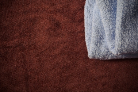 Details of towels The folded towel 