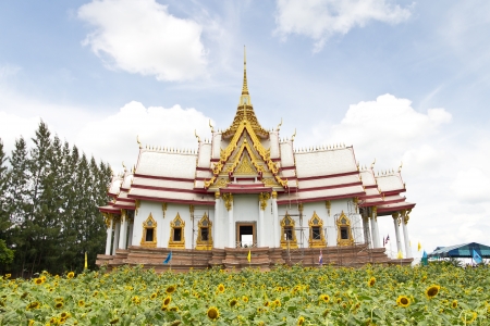 The temple was designed to be curved Nakhon Ratchasima Thailandの写真素材