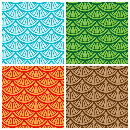 multicolor seamless pattern. vector illustration.のイラスト素材