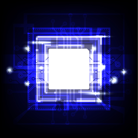 Vector Abstract Technology Background. Illustration Backdrop.のイラスト素材