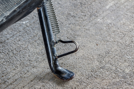 Stand motorcycleの写真素材