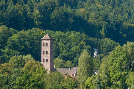 The historical monastery Hirsau in the Black Forest, Baden-Wurttemberg, Germany, Europeの写真素材