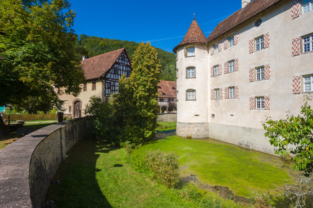 GLATT, GERMANY - AUGUST 30, 2009: The historic water castle in Glatt, Black Forest, Baden-Wurttemberg, Germany, Europeのeditorial素材
