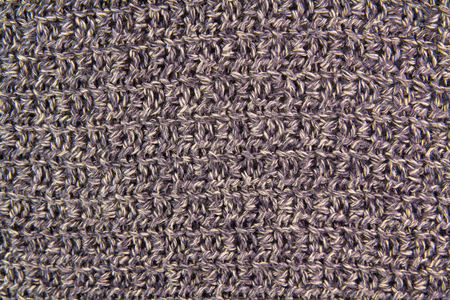 Blue woolen knitted texture as the backgroundの写真素材