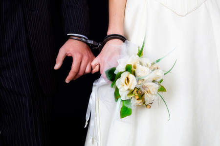 Cuffed handsの写真素材