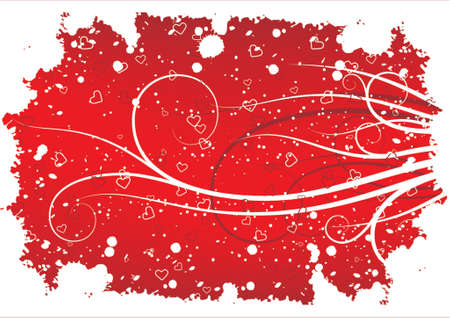 abstract Valentine's Day background with heart shapeのイラスト素材