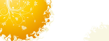 Abstract Floral backgroundのイラスト素材