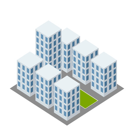 isometric complex iconのイラスト素材