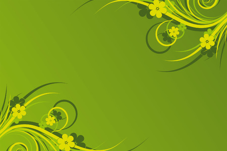 Abstract Floral Backgroundのイラスト素材