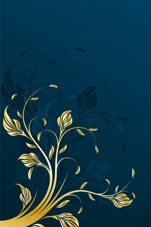 Abstract vector floral background decorative flower designのイラスト素材