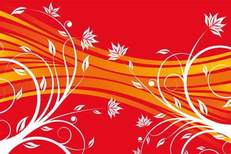 Abstract floral design background for creative ideasのイラスト素材