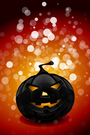 Halloween party background with pumpkin and sparkles for your designのイラスト素材