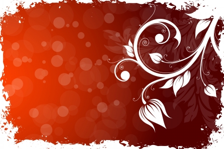 Grungy Floral Background for your Designのイラスト素材
