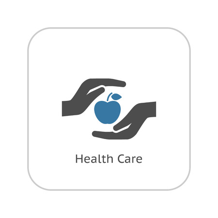 Health Care Icon. Flat Design Isolated Illustration.のイラスト素材