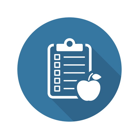 Healthy Eating Icon. Flat Design Isolated Illustration.のイラスト素材