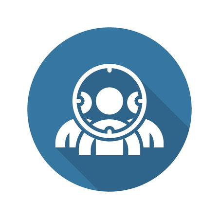 Customer Focus Icon. Flat Design. Business Concept. Isolated Illustration.のイラスト素材