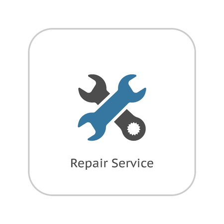 Repair Service Icon. Flat Design Isolated Illustration.のイラスト素材