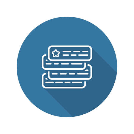 Ad Auction Icon. Flat Design.のイラスト素材