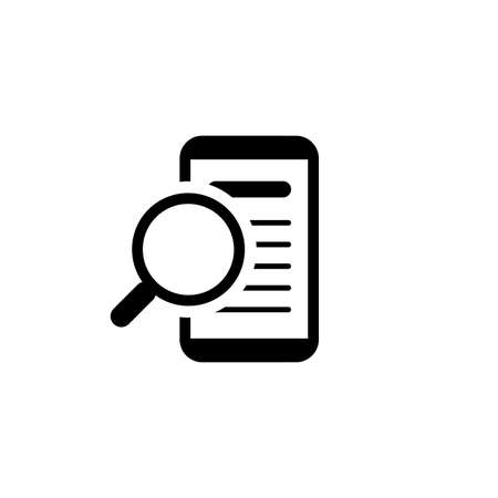 Innovative Search Icon. Business Concept. Flat Design.のイラスト素材