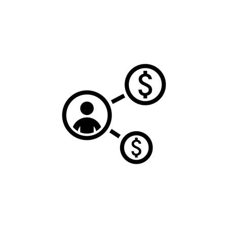 Return on Investment Icon. Business Concept. Flat Design.のイラスト素材