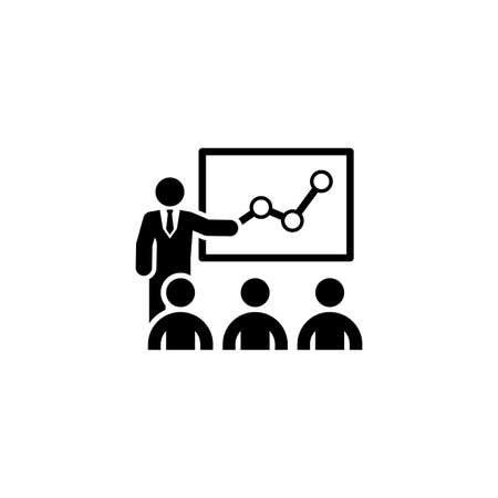 Training Icon. Business Concept. Flat Design.のイラスト素材