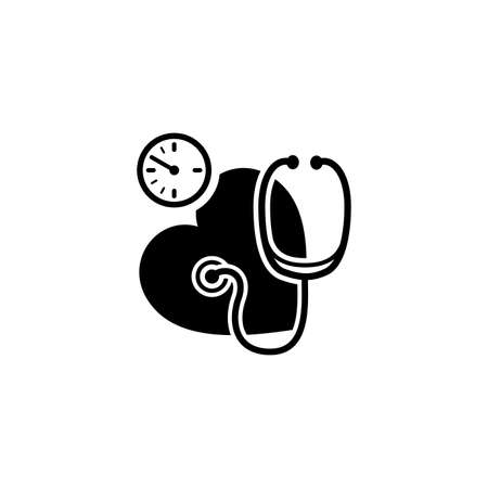 Blood Pressure Icon. Flat Design.のイラスト素材