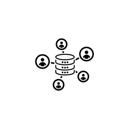 Collecting Data Icon.のイラスト素材