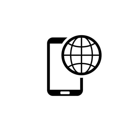 International Roaming Icon. Flat Design.のイラスト素材