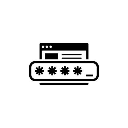 Limited Access Icon. Flat Design.のイラスト素材