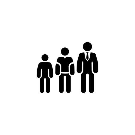 Career Growth Icon. Flat Design.のイラスト素材