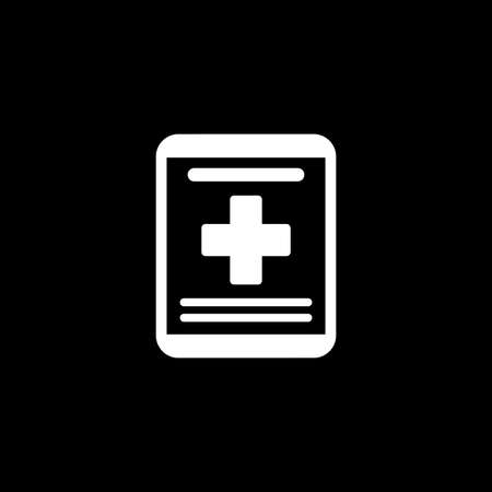 Online Medical Services Icon. Flat Design.のイラスト素材